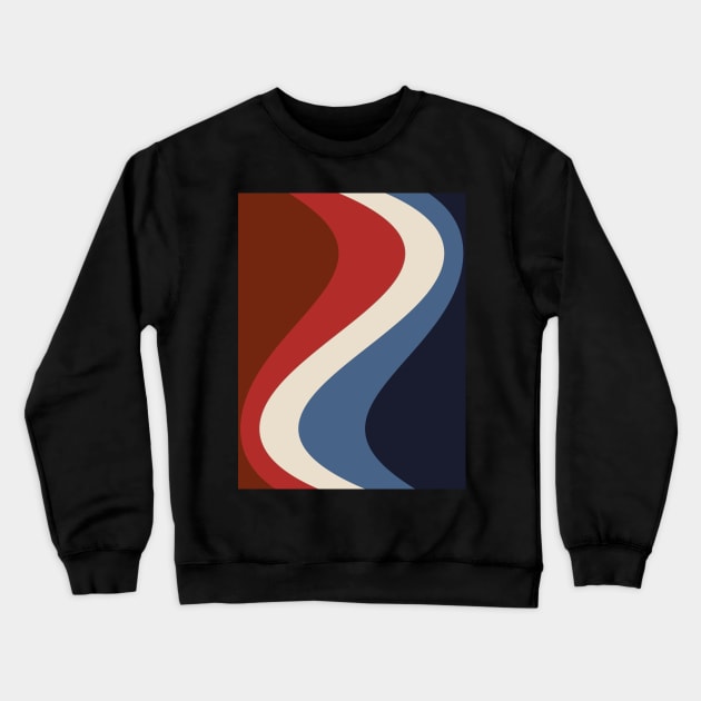 America Color Palette Crewneck Sweatshirt by yphien
